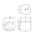 Fienza Livo Solid Surface Wall Basin